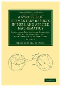 cover of the book A Synopsis of Elementary Results in Pure and Applied Mathematics