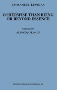 cover of the book Otherwise than Being or Beyond Essence