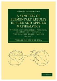 cover of the book A Synopsis of Elementary Results in Pure and Applied Mathematics