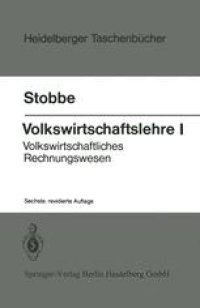 cover of the book Volkswirtschaftslehre I: Volkswirtschaftliches Rechnungswesen