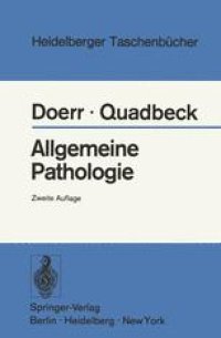 cover of the book Allgemeine Pathologie