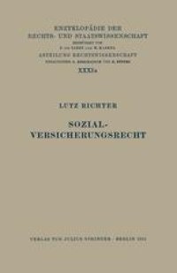 cover of the book Sozialversicherungsrecht