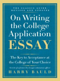 cover of the book On Writing the College Application Essay