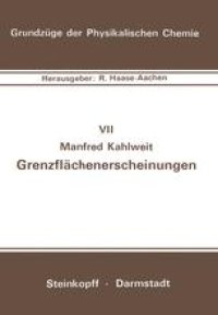 cover of the book Grenzflächenerscheinungen