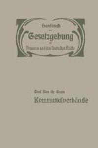 cover of the book Der Preußische Staat: Kommunalverbände