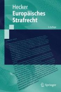 cover of the book Europäisches Strafrecht