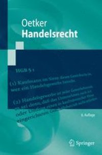 cover of the book Handelsrecht