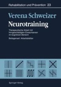 cover of the book Neurotraining: Therapeutische Arbeit mit hirngeschädigten Erwachsenen im kognitiven Bereich