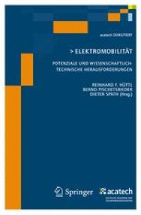 cover of the book Elektromobilität: Potenziale Und Wissenschaftlich-Technische Herausforderungen