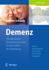 cover of the book Demenz: Therapeutische Behandlungsansätze für alle Stadien der Erkrankung