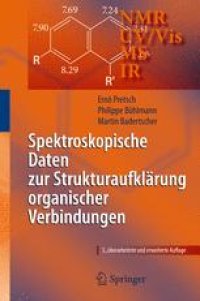 cover of the book Spektroskopische Daten zur Strukturaufklärung organischer Verbindungen