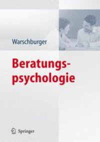 cover of the book Beratungspsychologie