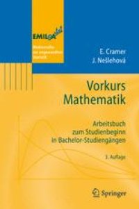 cover of the book Vorkurs Mathematik: Arbeitsbuch zum Studienbeginn in Bachelor-Studiengängen