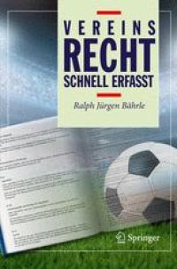 cover of the book Vereinsrecht - Schnell erfasst