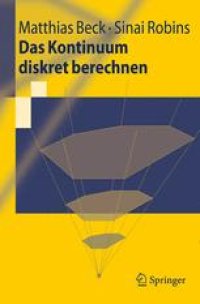 cover of the book Das Kontinuum diskret berechnen