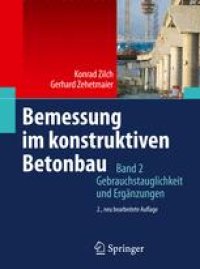 cover of the book Bemessung im konstruktiven Betonbau: Nach DIN 1045-1 (Fassung 2008) und EN 1992-1-1 (Eurocode 2)