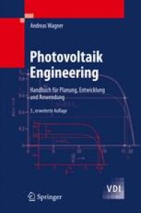 cover of the book Photovoltaik Engineering: Handbuch für Planung, Entwicklung und Anwendung