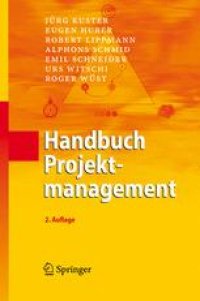 cover of the book Handbuch Projektmanagement