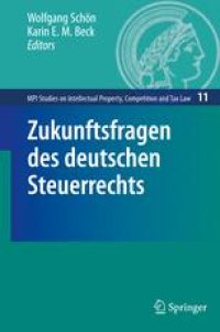 cover of the book Zukunftsfragen des deutschen Steuerrechts