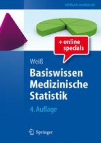 cover of the book Basiswissen Medizinische Statistik