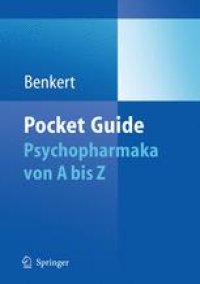 cover of the book Pocket Guide Psychopharmaka von A bis Z