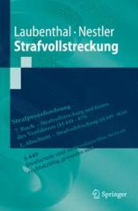 cover of the book Strafvollstreckung