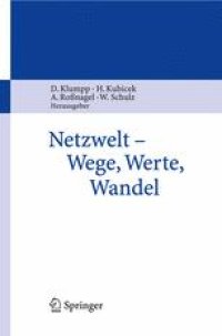 cover of the book Netzwelt - Wege, Werte, Wandel: Wege, Werte, Wandel