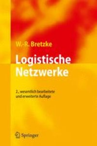 cover of the book Logistische Netzwerke