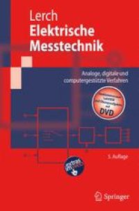 cover of the book Elektrische Messtechnik: Analoge, digitale und computergestützte Verfahren