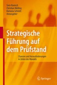 cover of the book Strategische Führung auf dem Prüfstand: Chancen und Herausforderungen in Zeiten des Wandels