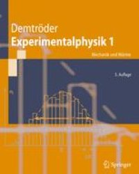 cover of the book Experimentalphysik 1: Mechanik und Wärme