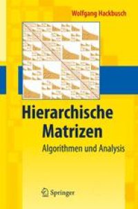 cover of the book Hierarchische Matrizen: Algorithmen und Analysis