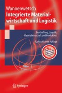 cover of the book Integrierte Materialwirtschaft und Logistik: Beschaffung, Logistik, Materialwirtschaft und Produktion