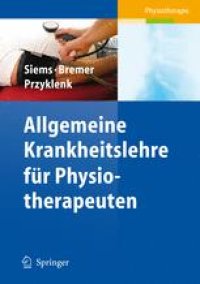 cover of the book Allgemeine Krankheitslehre für Physiotherapeuten