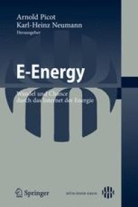 cover of the book E-Energy: Wandel und Chance durch das Internet der Energie