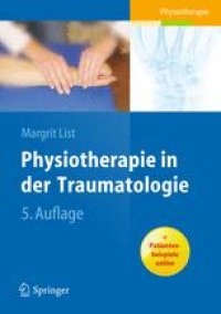 cover of the book Physiotherapie in der Traumatologie