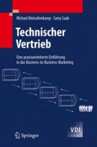 cover of the book Technischer Vertrieb: Eine praxisorientierte Einführung in das Business-to-Business-Marketing