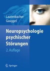 cover of the book Neuropsychologie psychischer Störungen