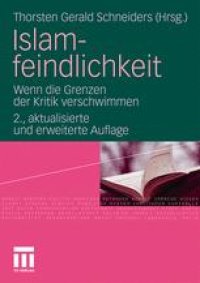 cover of the book Islamfeindlichkeit: Wenn die Grenzen der Kritik verschwimmen