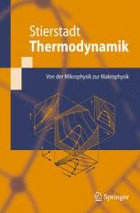 cover of the book Thermodynamik: Von der Mikrophysik zur Makrophysik