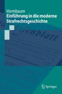 cover of the book Einführung in die moderne Strafrechtsgeschichte