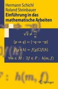 cover of the book Einführung in das mathematische Arbeiten