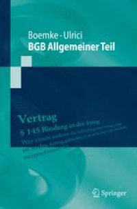 cover of the book BGB Allgemeiner Teil