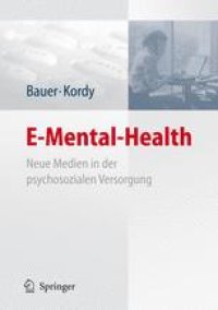 cover of the book E-Mental-Health: Neue Medien in der psychosozialen Versorgung