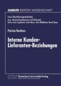 cover of the book Interne Kunden-Lieferanten-Beziehungen