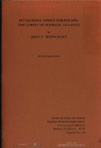 cover of the book Satyagraha Versus Duragraha: The Limits of Symbolic Violence