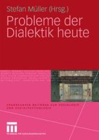 cover of the book Probleme der Dialektik heute