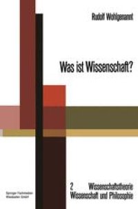 cover of the book Was ist Wissenschaft?