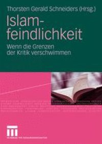 cover of the book Islamfeindlichkeit: Wenn die Grenzen der Kritik verschwimmen