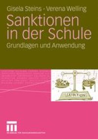 cover of the book Sanktionen in der Schule: Grundlagen und Anwendung